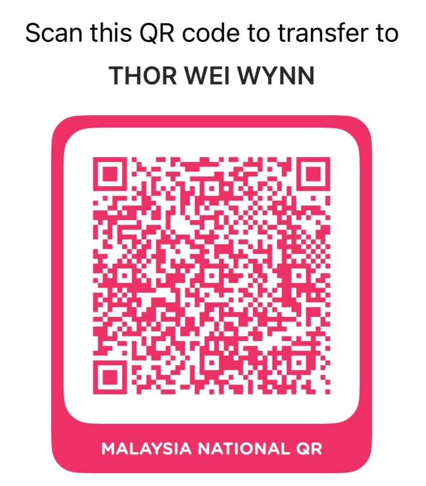 Honeymoon fund QR code